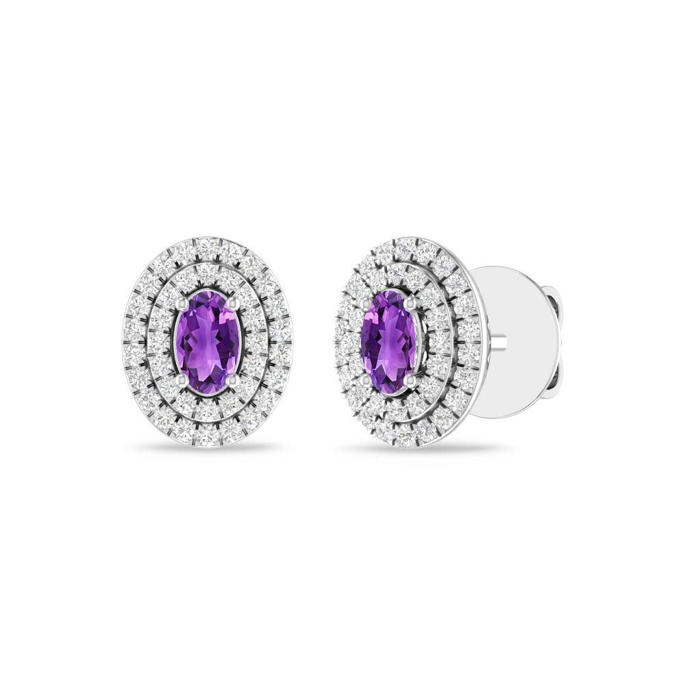 White Gold - Amethyst