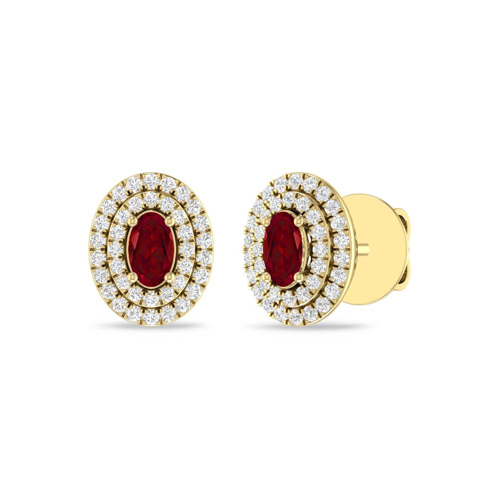 Yellow Gold - Garnet