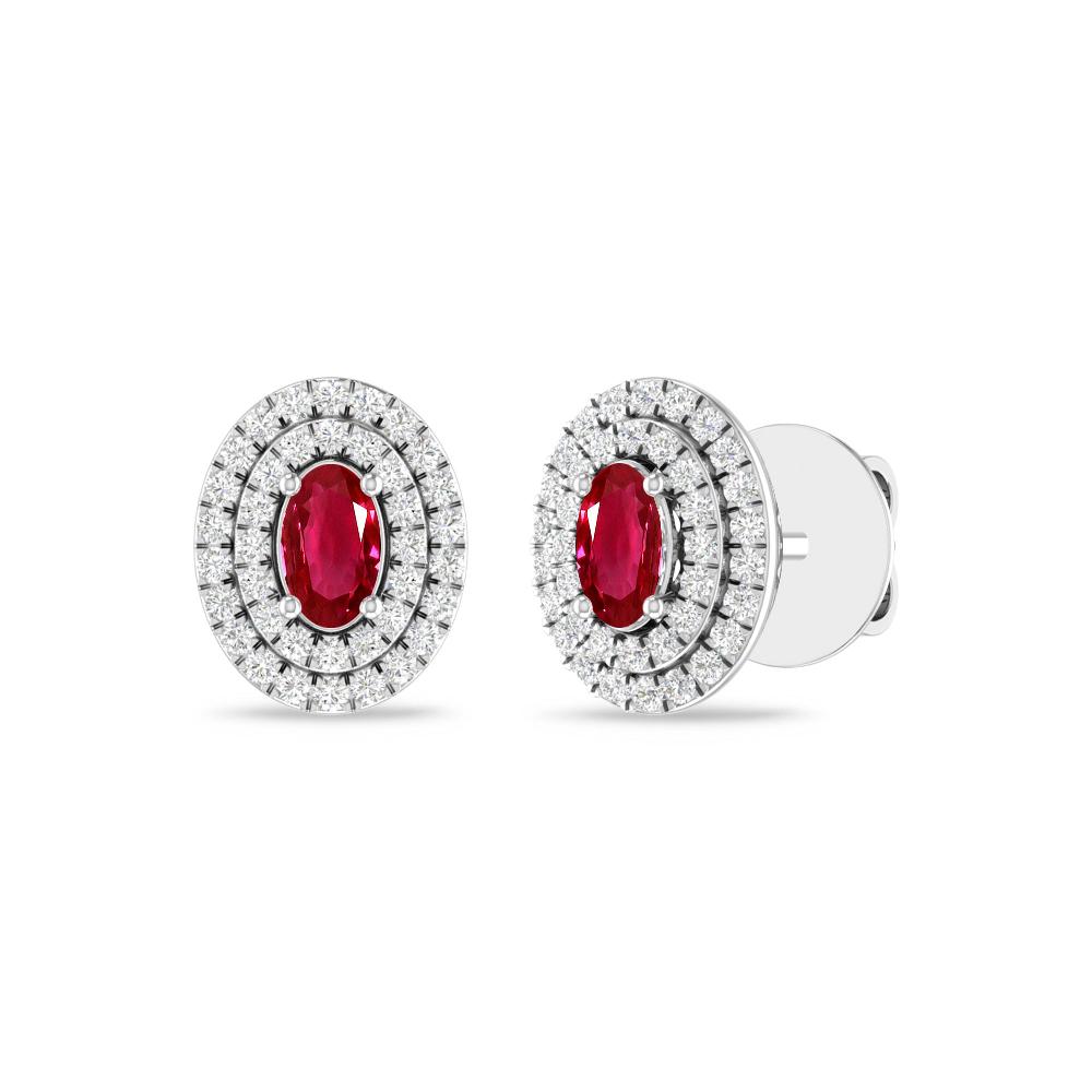 White Gold - Ruby
