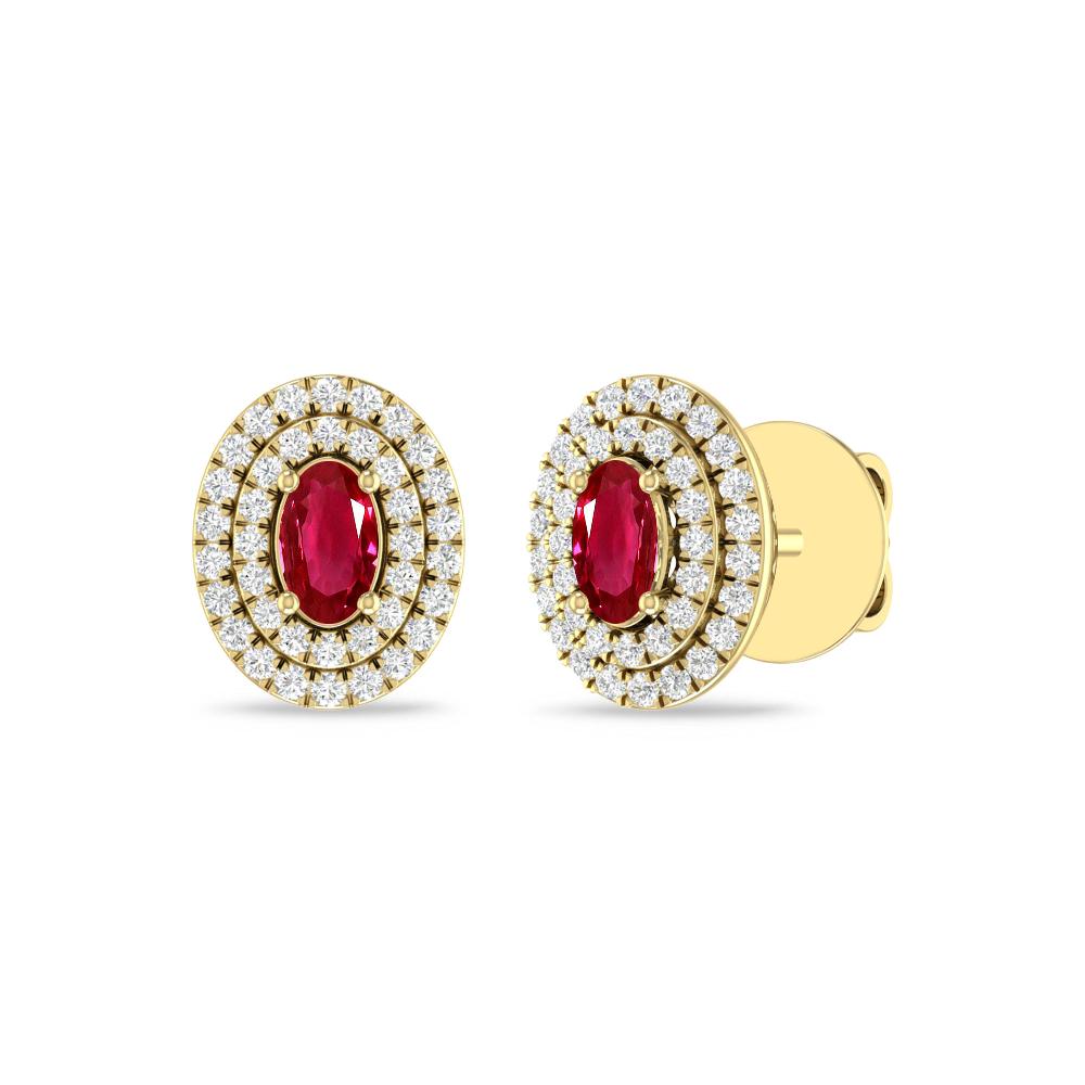 Yellow Gold - Ruby