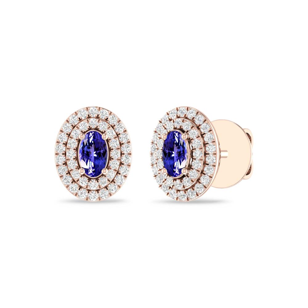 Rose Gold - Tanzanite