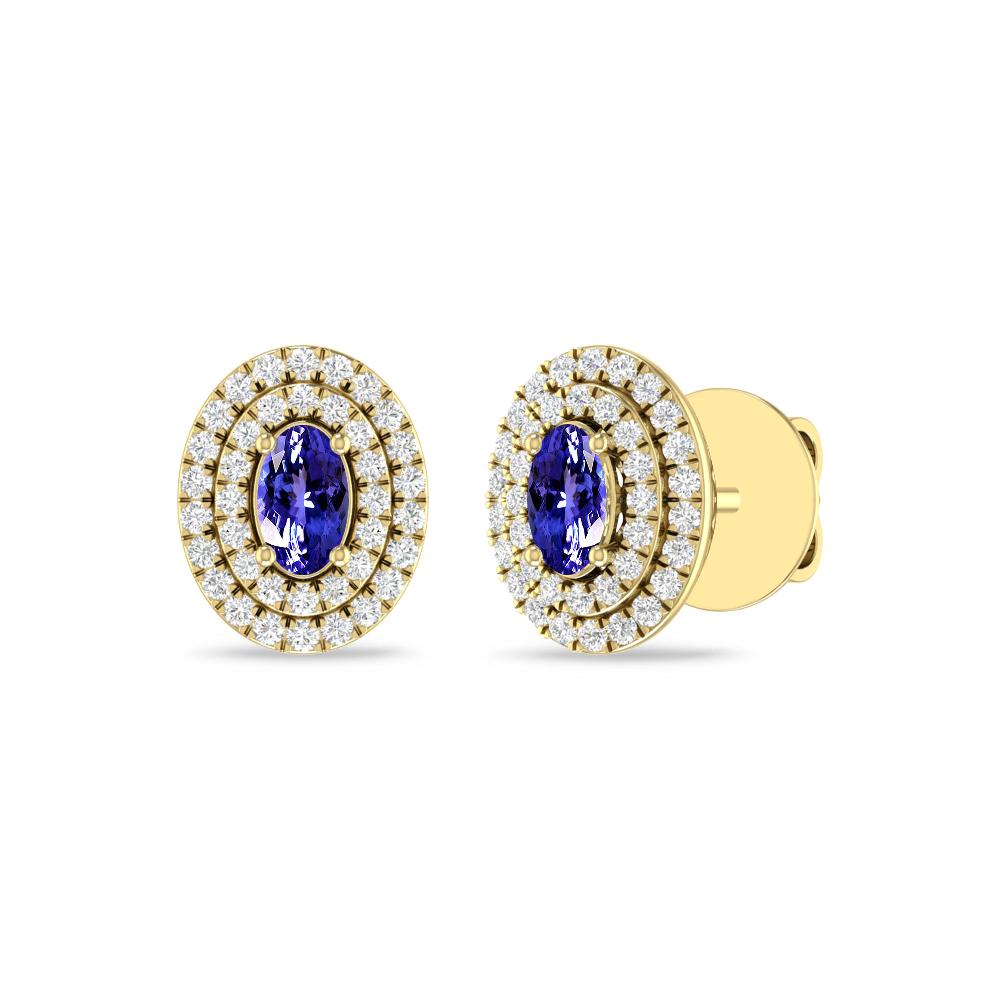 Yellow Gold - Tanzanite