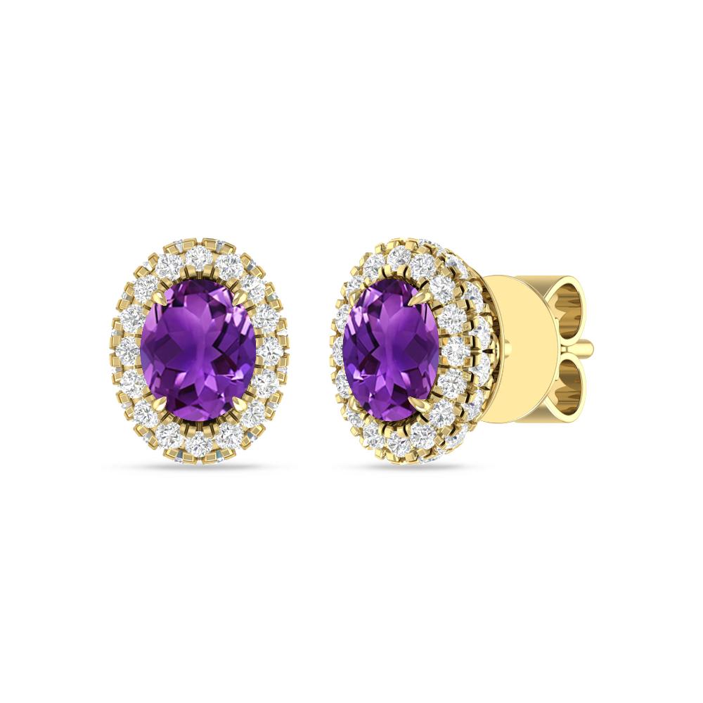 Yellow Gold - Amethyst