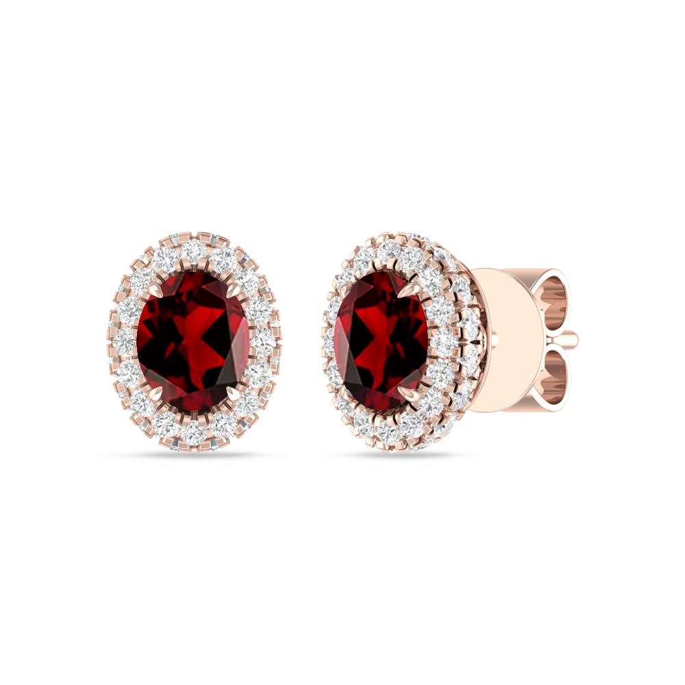 Rose Gold - Garnet