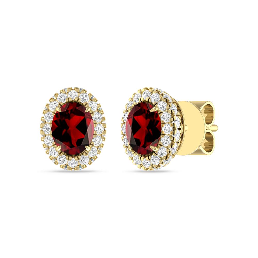 Yellow Gold - Garnet
