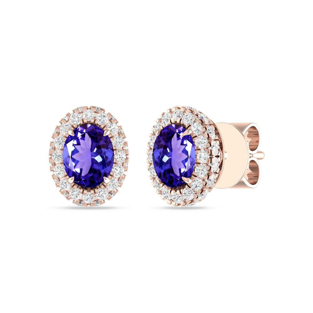 Rose Gold - Tanzanite