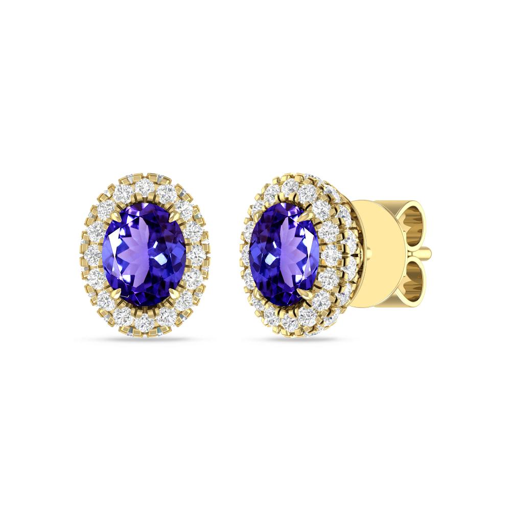 Yellow Gold - Tanzanite