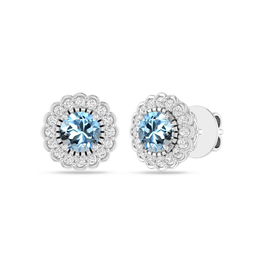 White Gold - Aquamarine