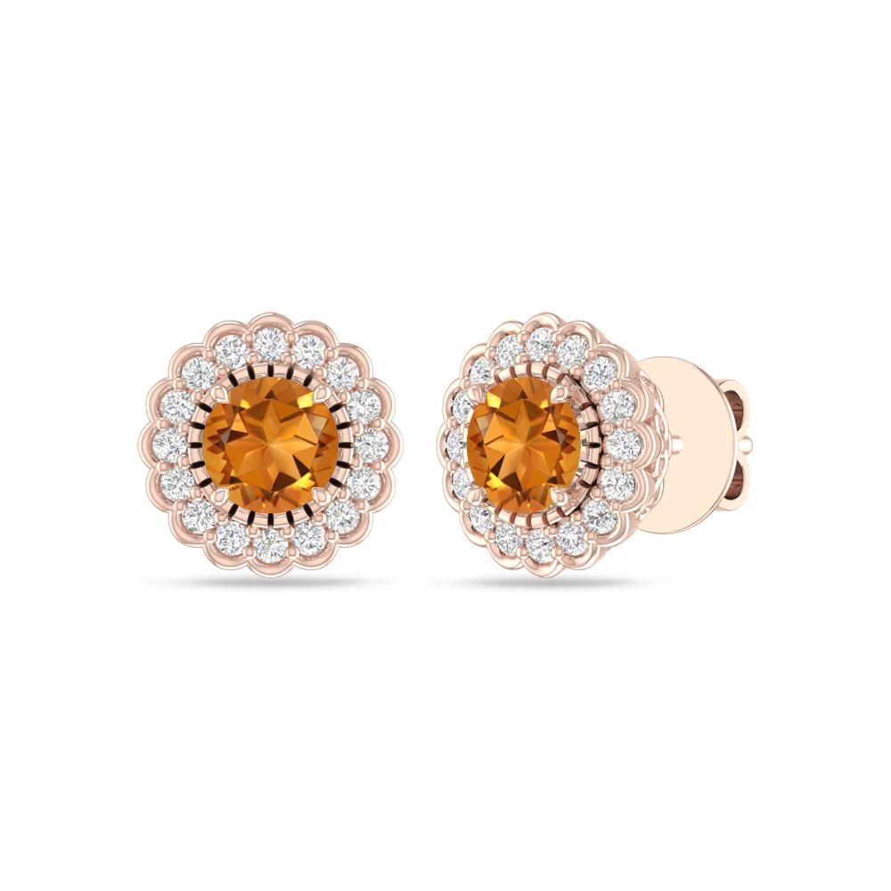 Rose Gold - Citrine