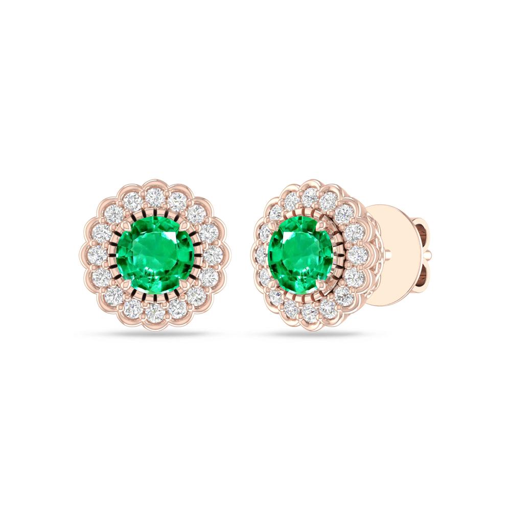 Rose Gold - Emerald