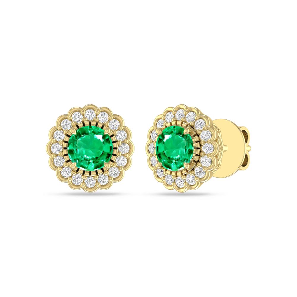 Yellow Gold - Emerald