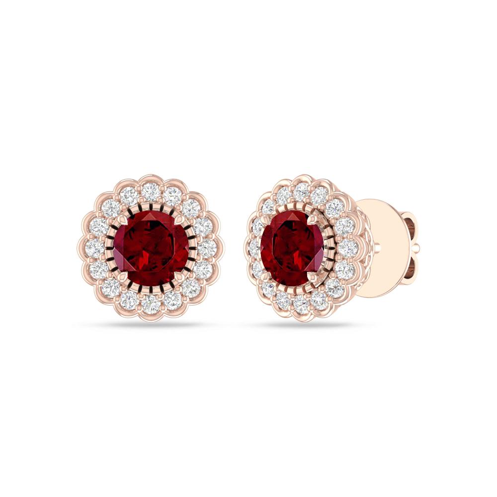 Rose Gold - Garnet