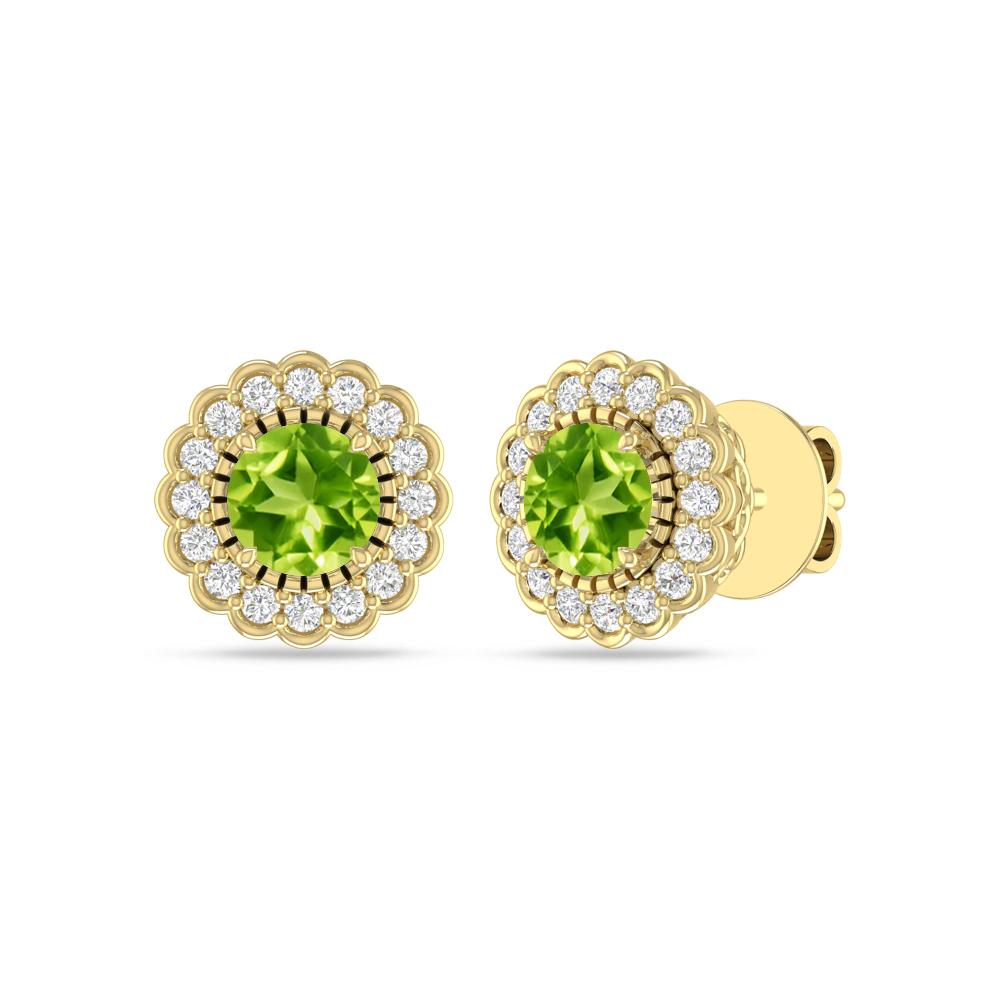 Yellow Gold - Peridot