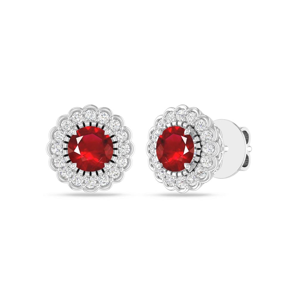 White Gold - Ruby