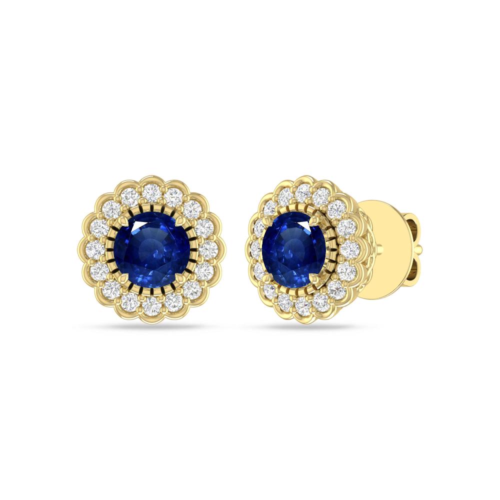 Yellow Gold - Sapphire