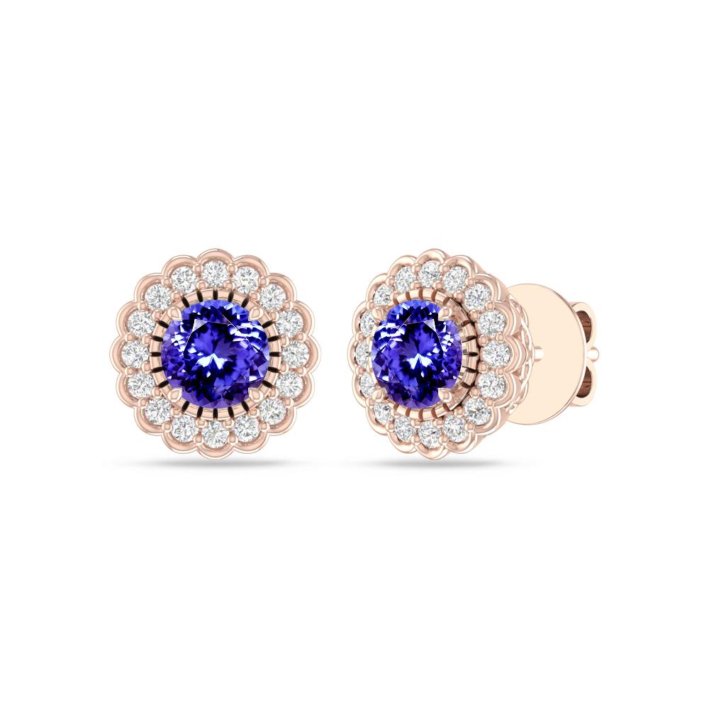 Rose Gold - Tanzanite