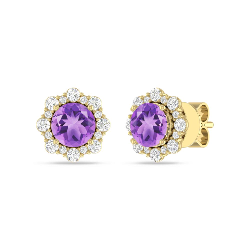 Yellow Gold - Amethyst