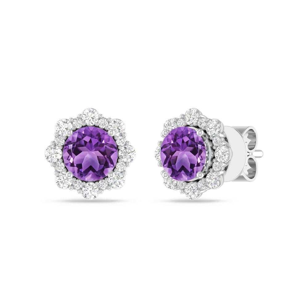 White Gold - Amethyst