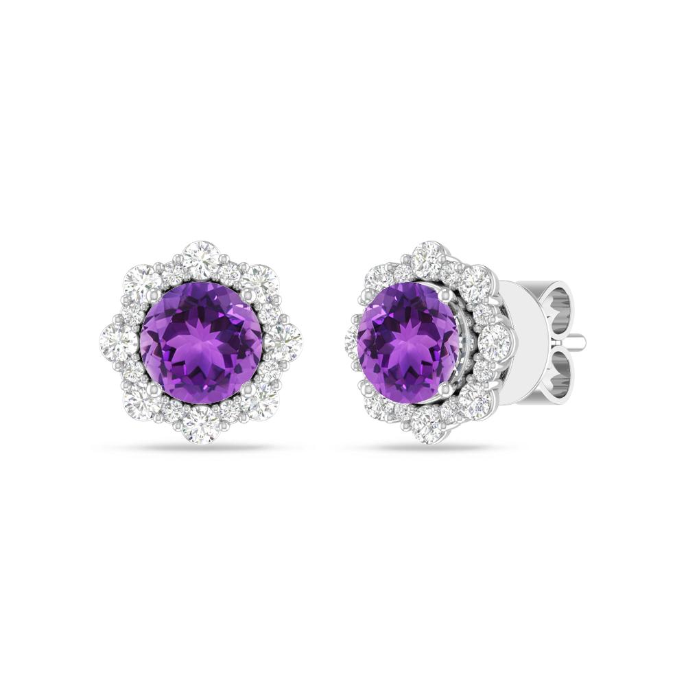 White Gold - Amethyst