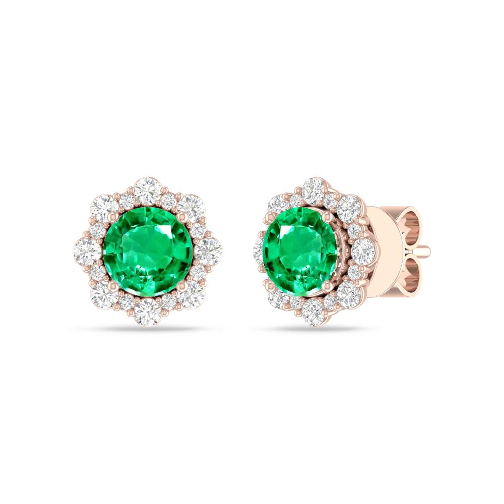 Rose Gold - Emerald