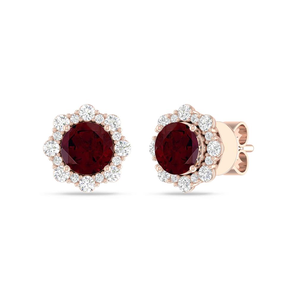 Rose Gold - Garnet