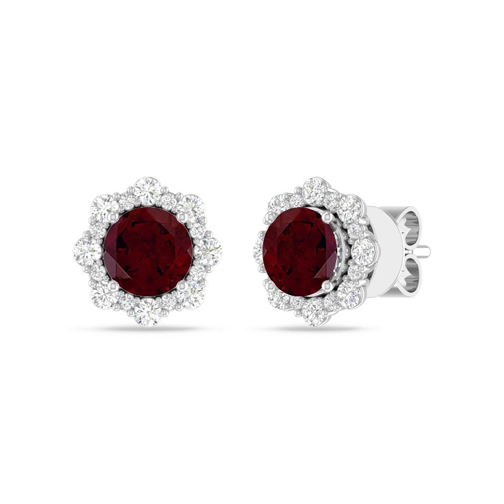 White Gold - Garnet