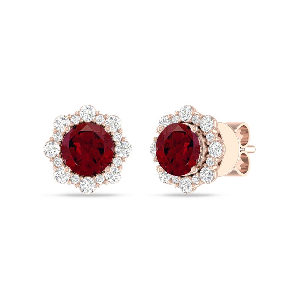 Rose Gold - Garnet