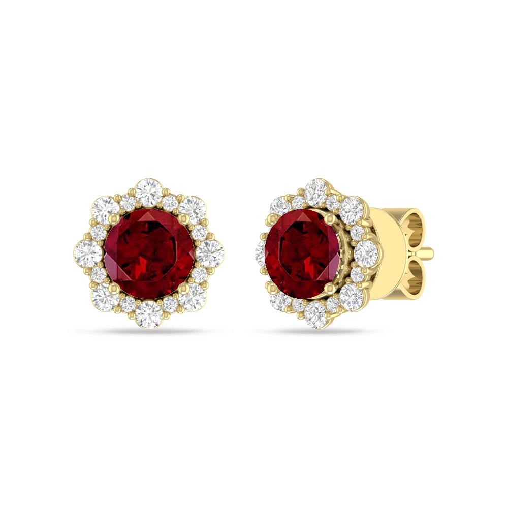Yellow Gold - Garnet