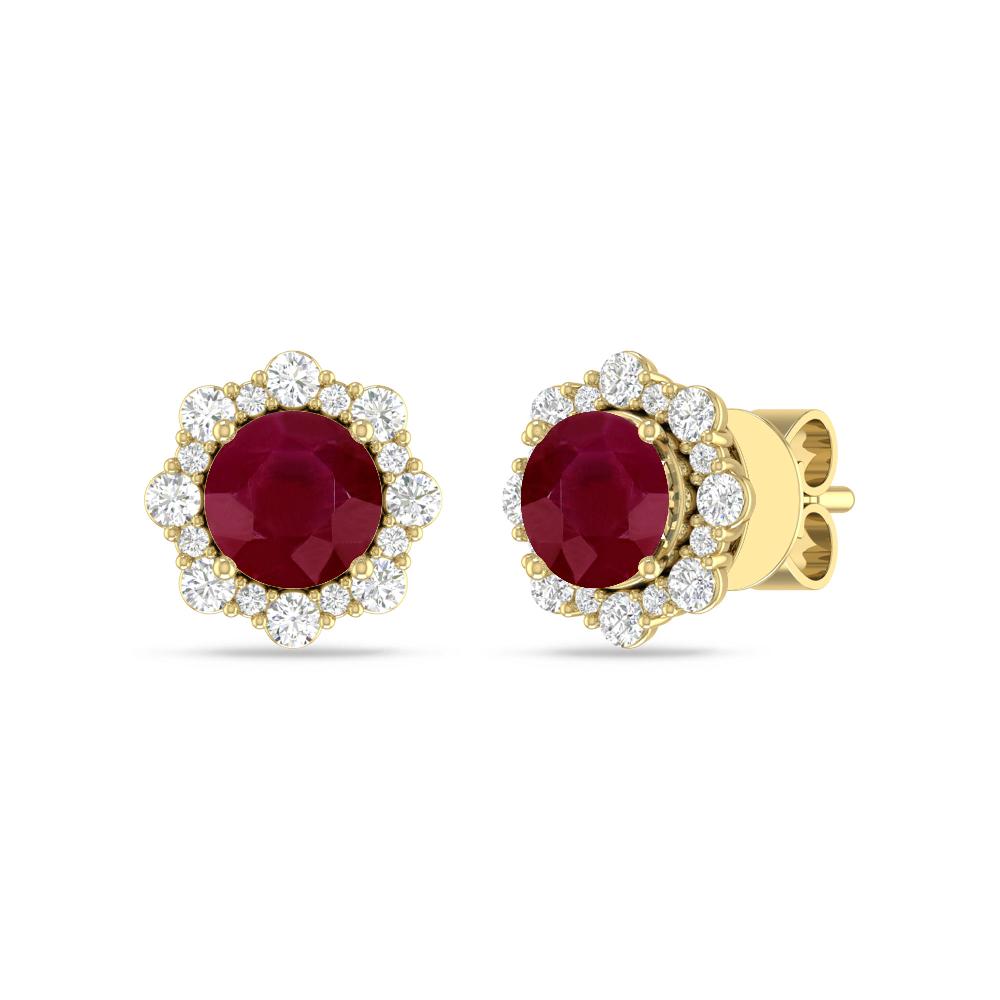 Yellow Gold - Ruby