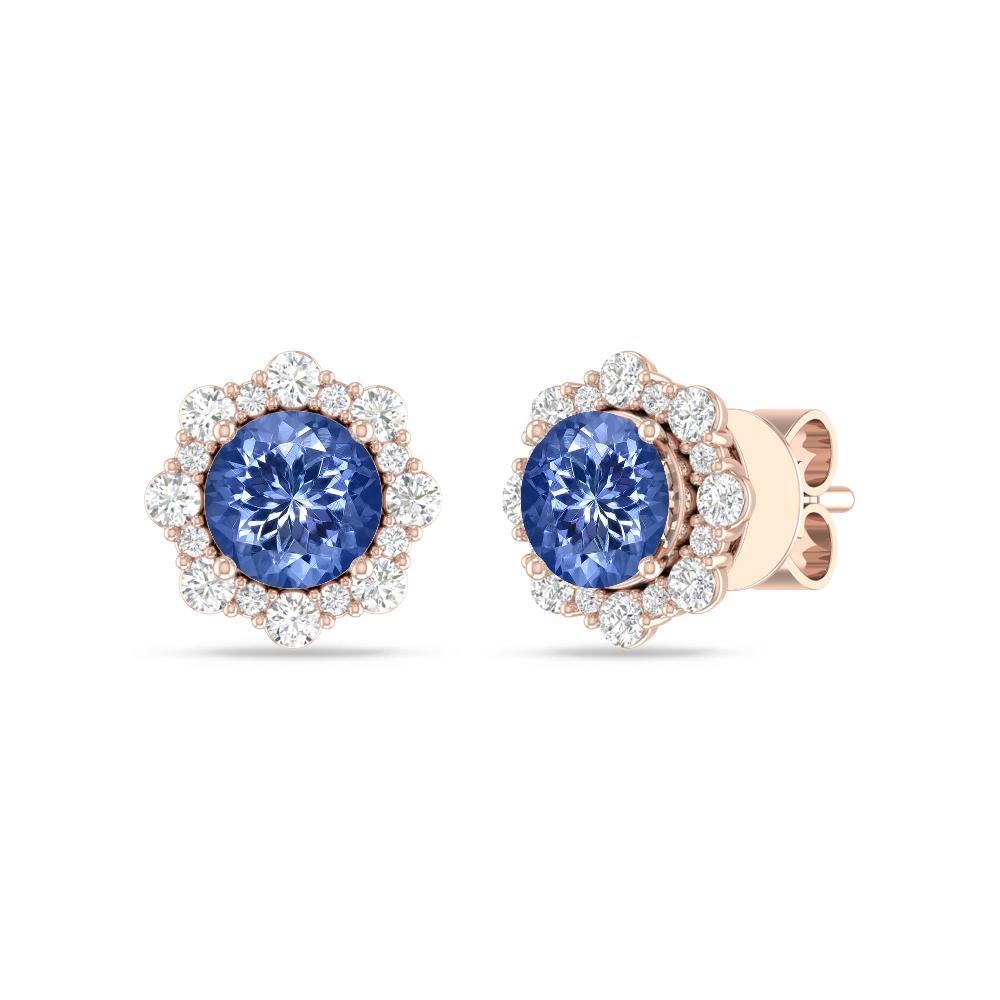 Rose Gold - Tanzanite