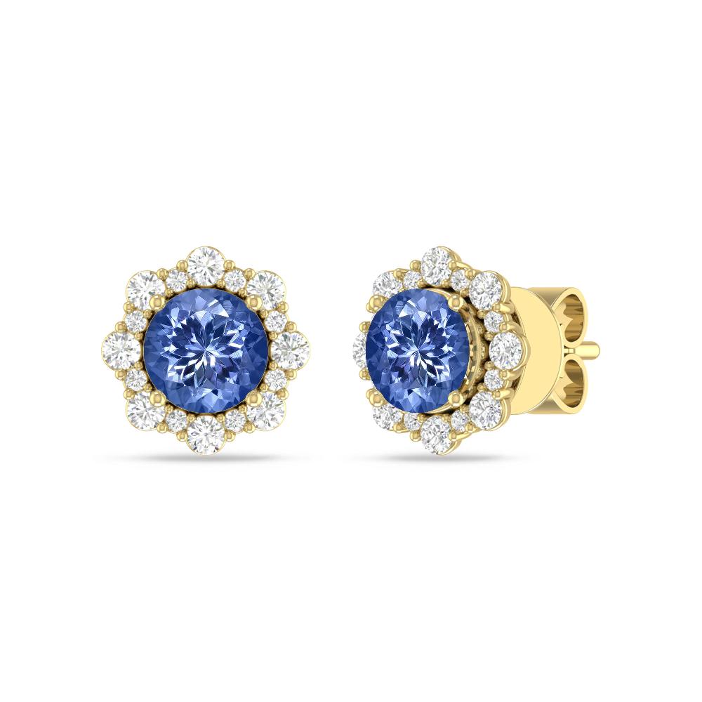 Yellow Gold - Tanzanite