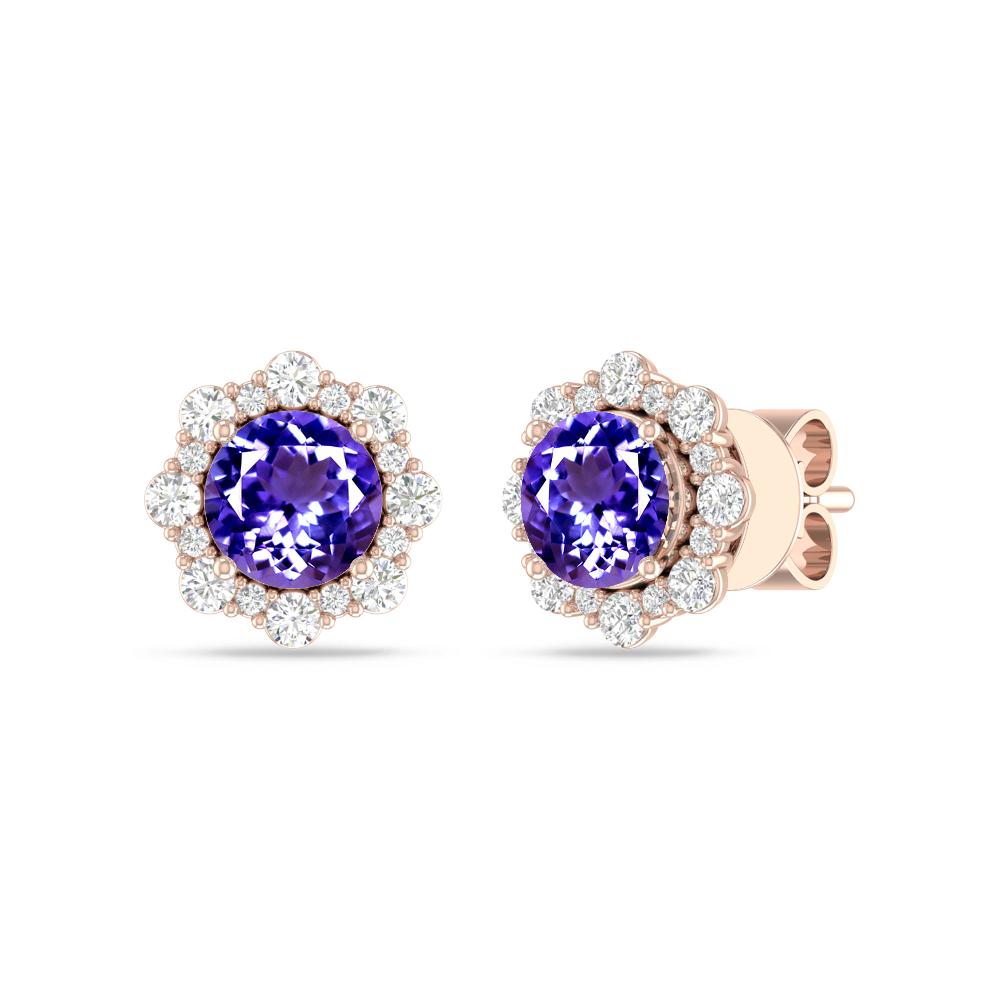 Rose Gold - Tanzanite