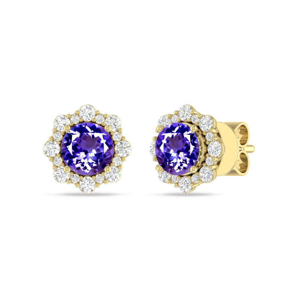 Yellow Gold - Tanzanite