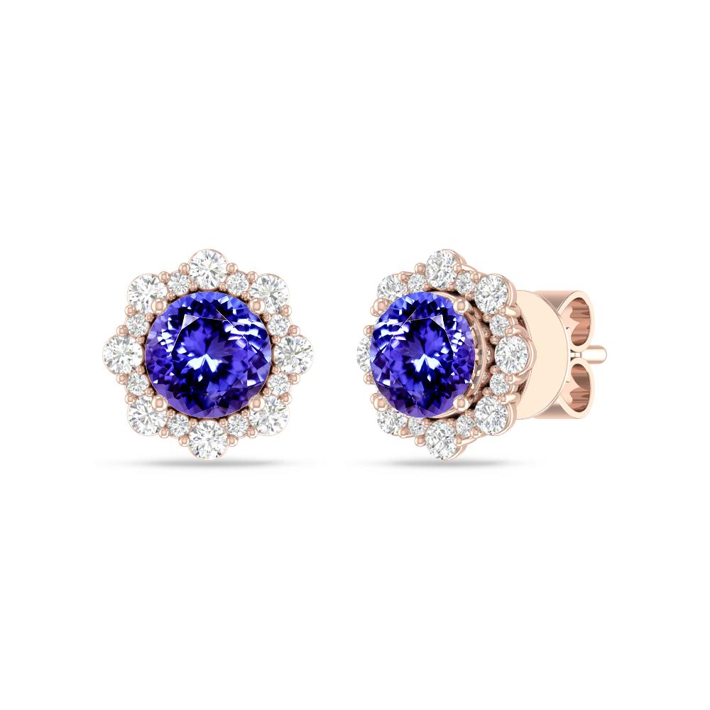 Rose Gold - Tanzanite
