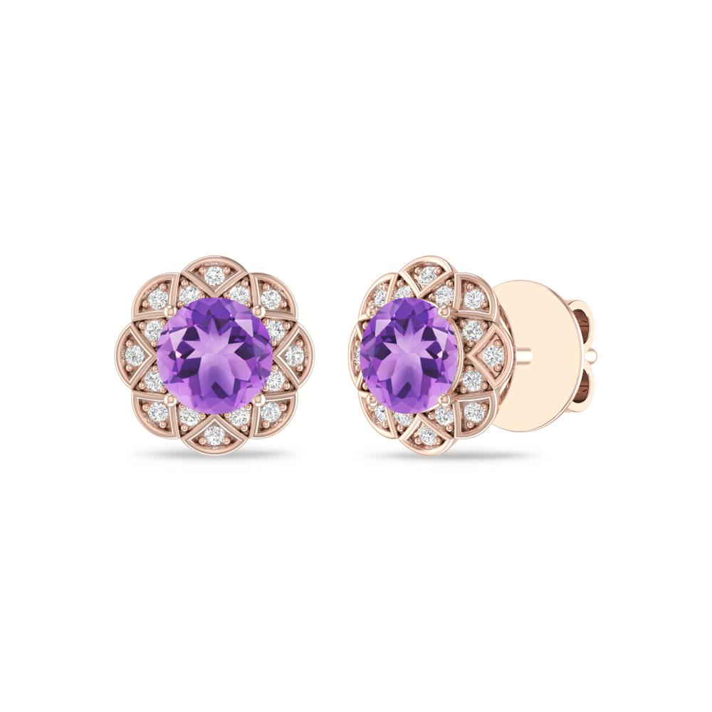 Rose Gold - Amethyst