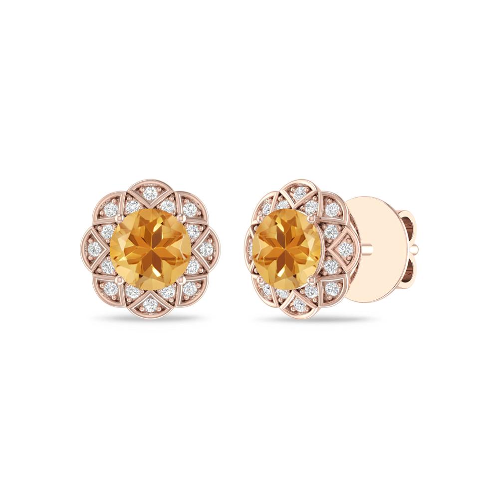 Rose Gold - Citrine