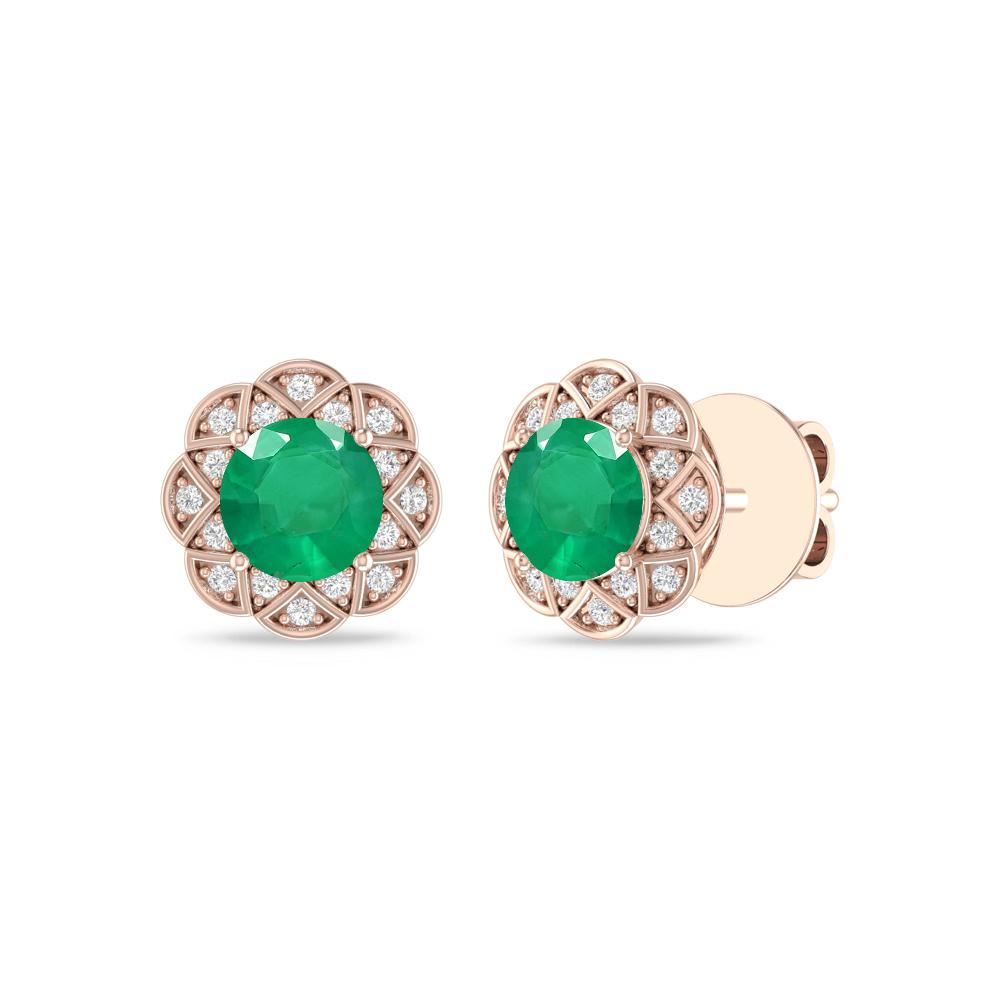 Rose Gold - Emerald