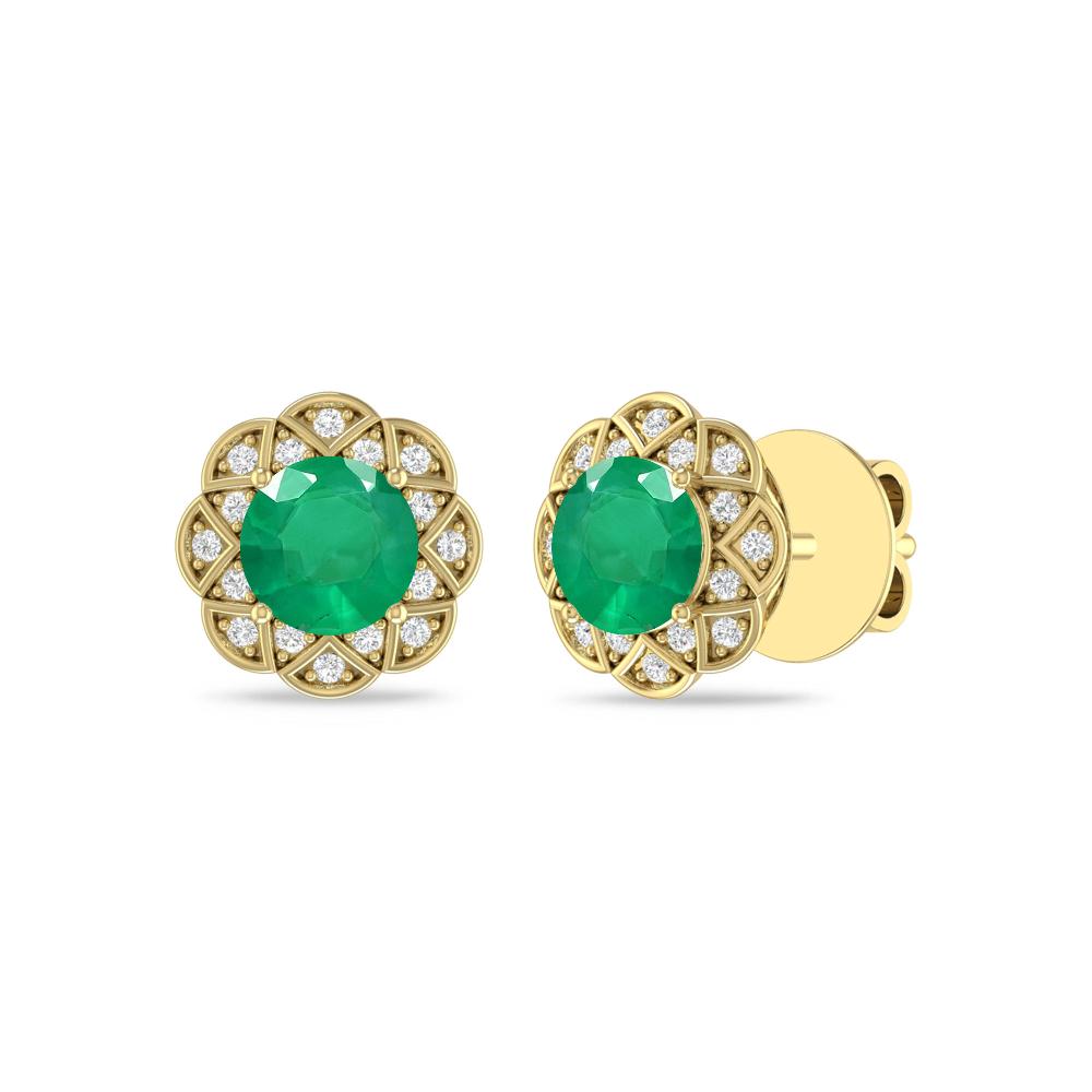 Yellow Gold - Emerald