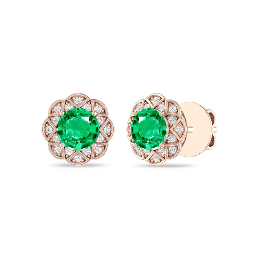 Rose Gold - Emerald