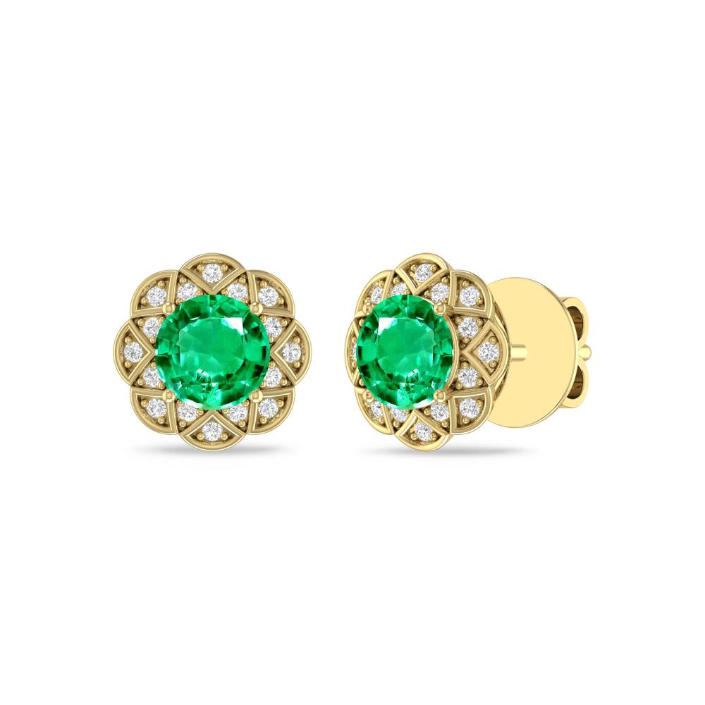 Yellow Gold - Emerald