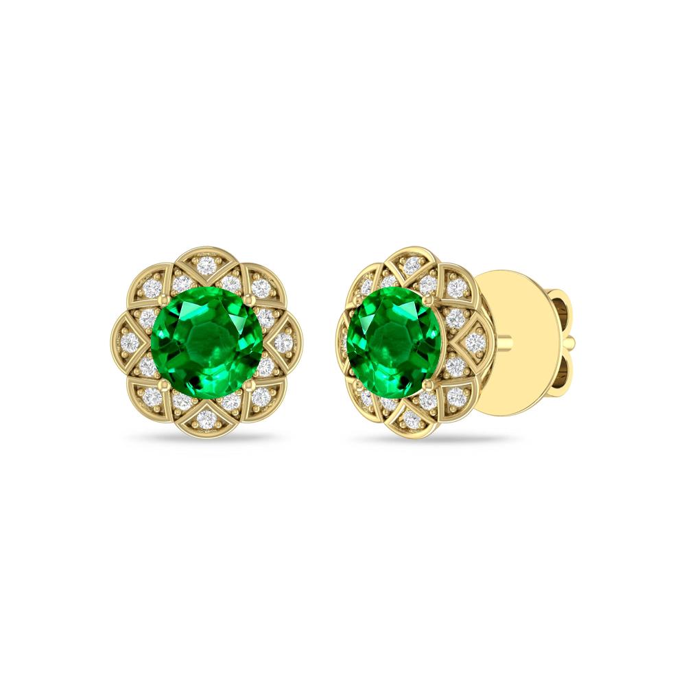 Yellow Gold - Emerald