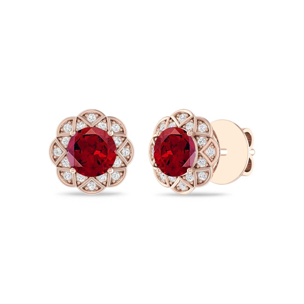 Rose Gold - Garnet