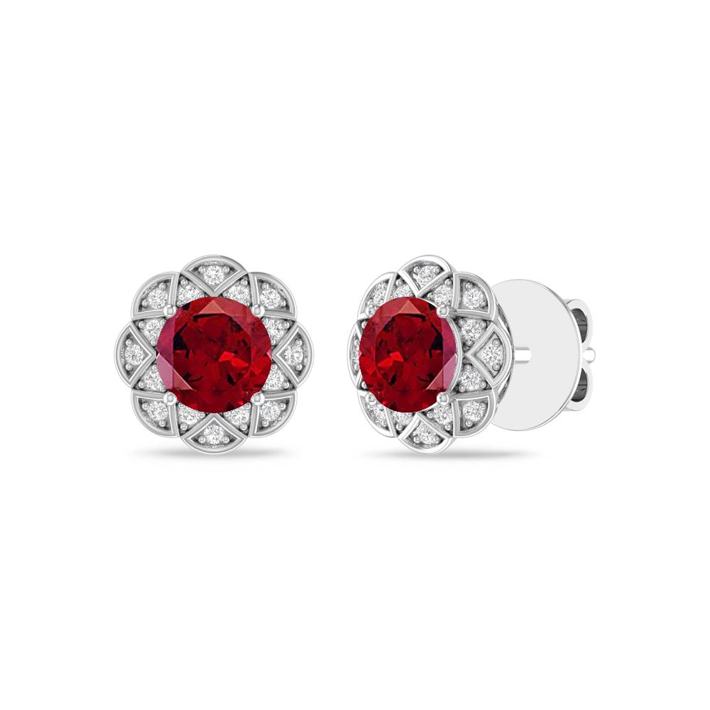 White Gold - Garnet