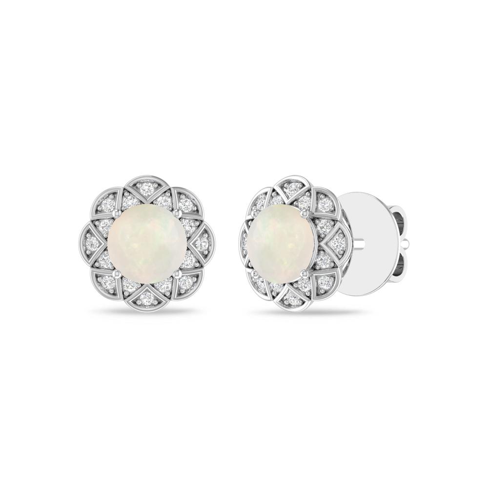 White Gold - Opal