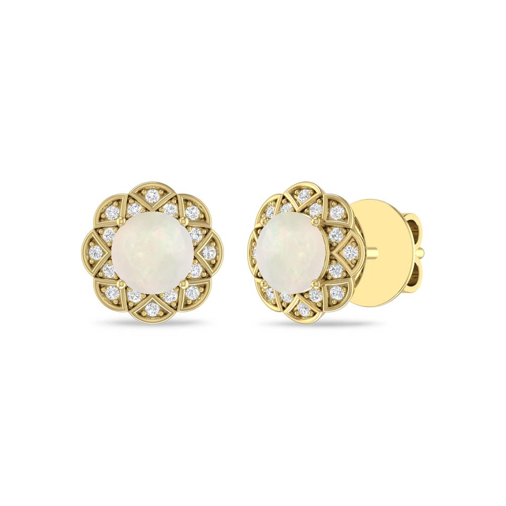 Yellow Gold - Opal