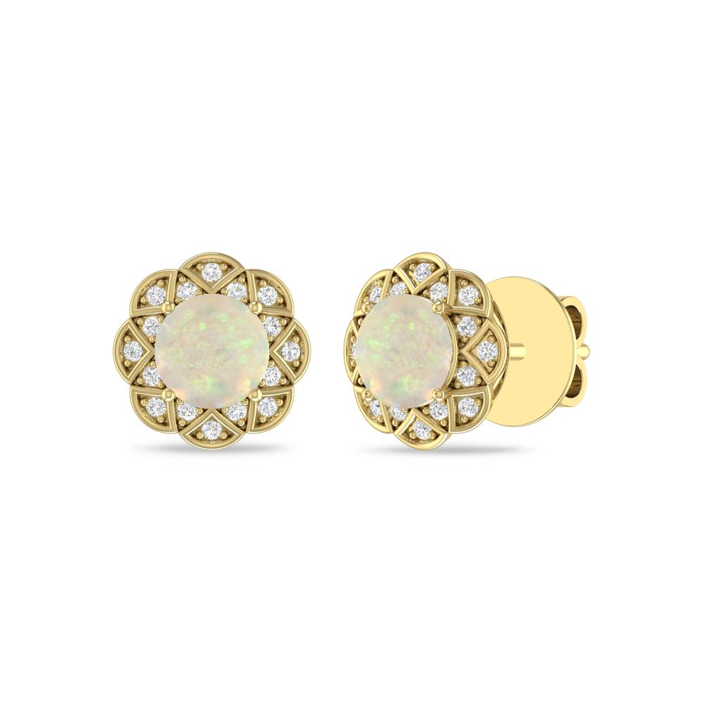 Yellow Gold - Opal