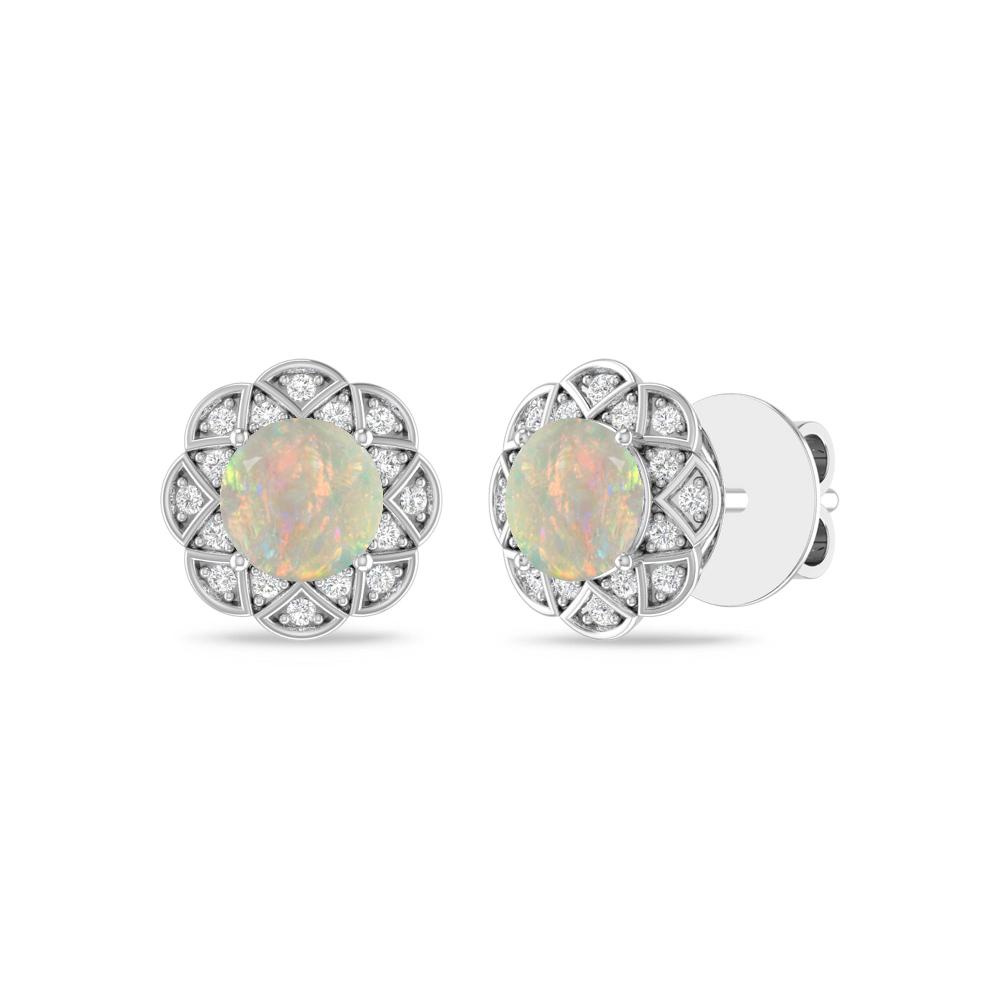 White Gold - Opal