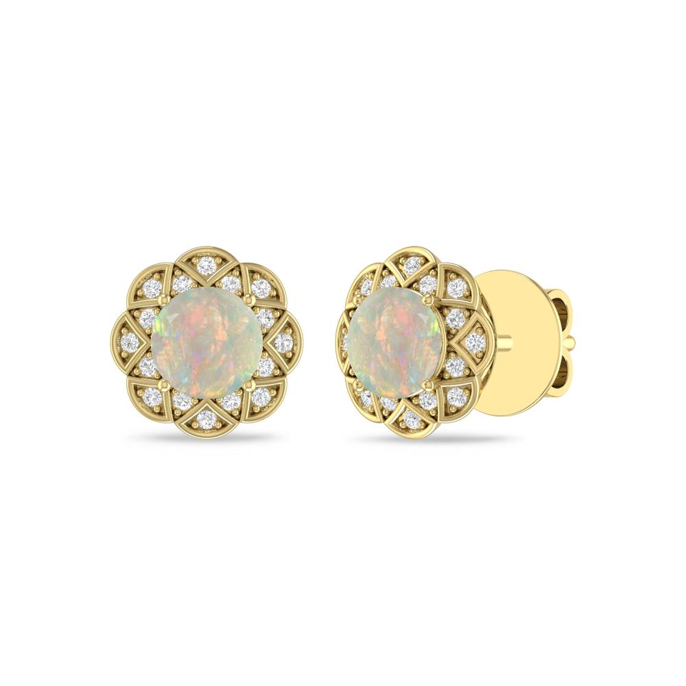 Yellow Gold - Opal