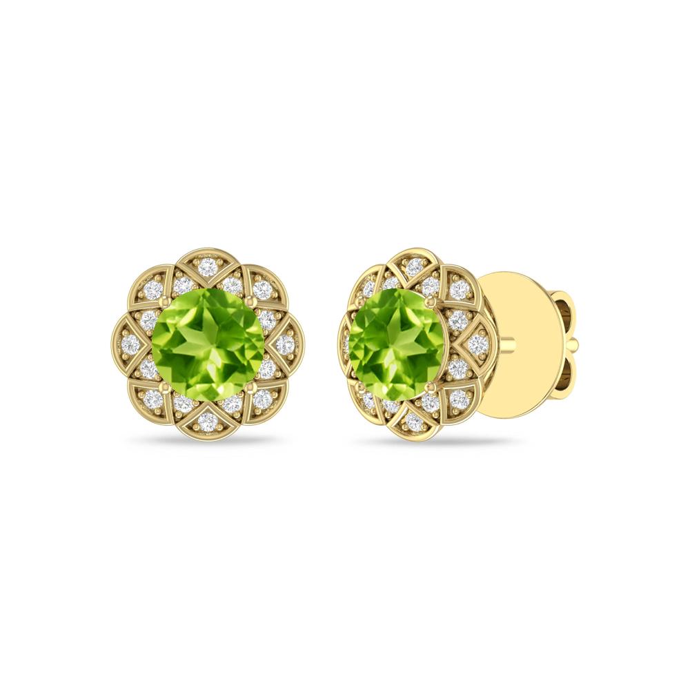 Yellow Gold - Peridot