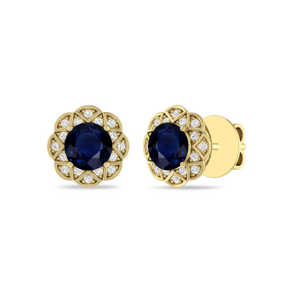 Yellow Gold - Sapphire